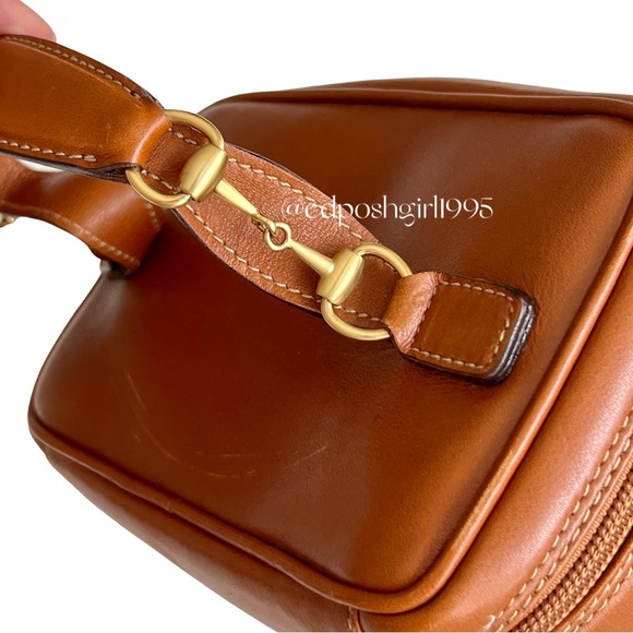 Gucci by Tom Ford mid 90s Horsebit Vanity makeup leather case tan with horsebit - Picture 3 of 16
